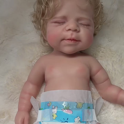 MiraBabe Ivy 18" Smiling Full Silicone Reborn Baby Doll