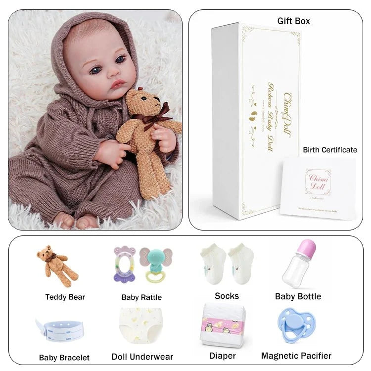Sam 20" Lifelike Reborn Baby Doll