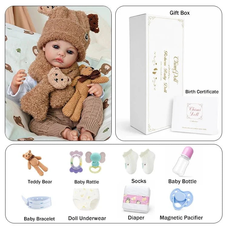 Toby 20" Lifelike Reborn Baby Doll
